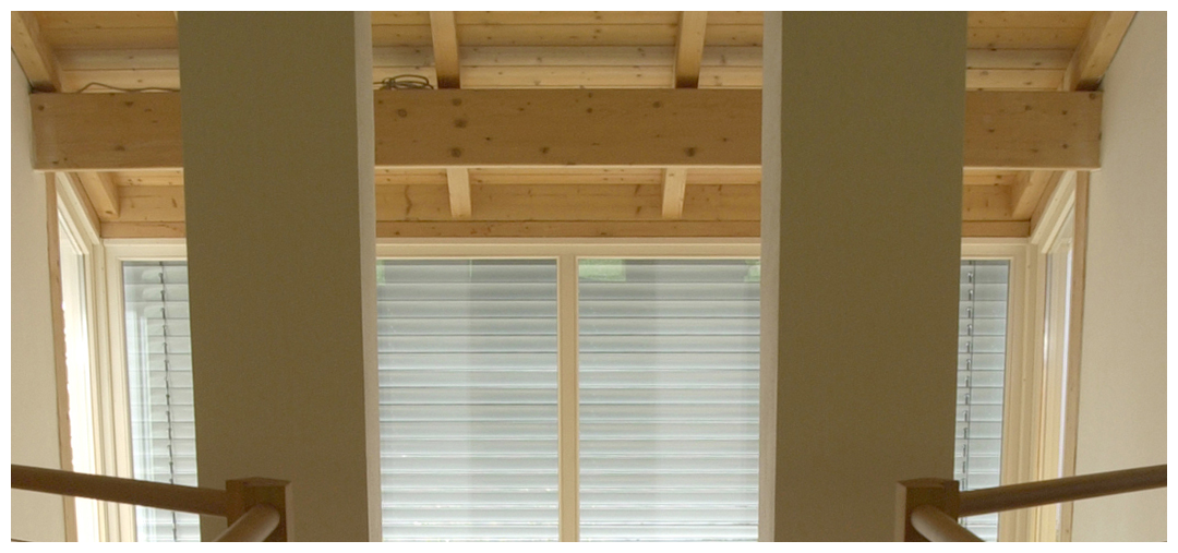 Moderne Fassade von Moser Holzbau | Innenansicht