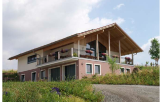 Rahmenhaus von Moser Holzbau | Außenansicht