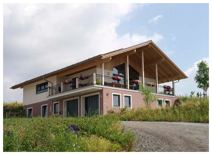 Rahmenhaus von Moser Holzbau | Außenansicht