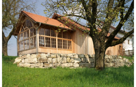 Rahmenhaus Salettl von Moser Holzbau | Außenansicht