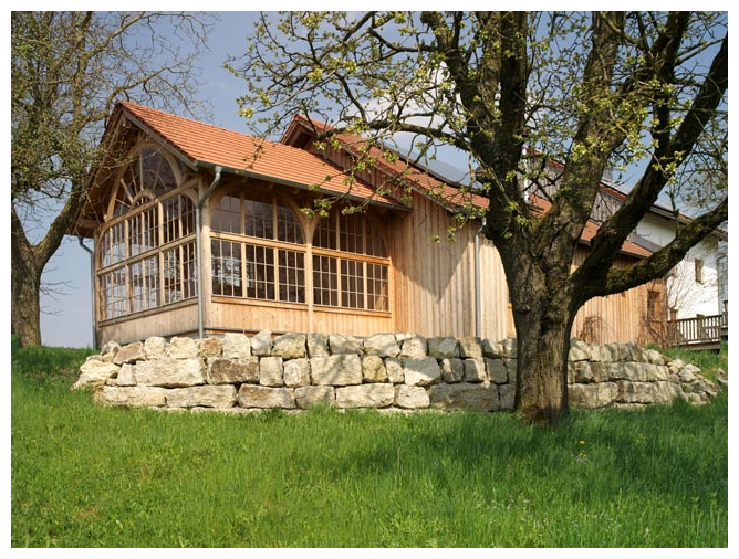 Rahmenhaus Salettl von Moser Holzbau | Außenansicht