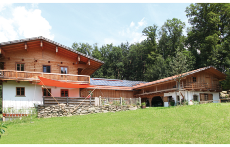 Blockhaus von außen Moser Holzbau Blockhaus | Außenansicht