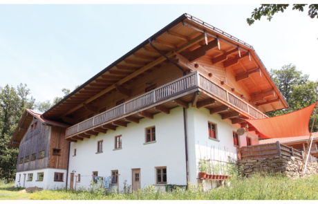 Moser Holzbau Blockhaus | seitliche Ansicht