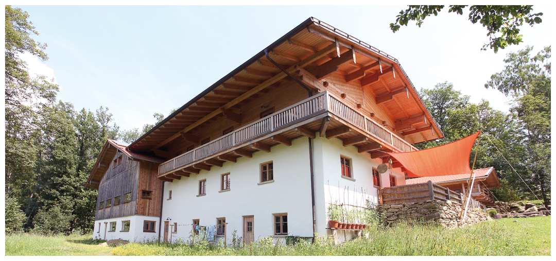 Moser Holzbau Blockhaus | seitliche Ansicht