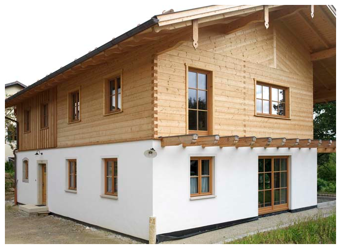 Moser Holzbau Blockhauses | Außenansicht