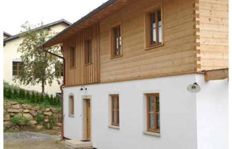 Blockhauses von außen Moser Holzbau Blockhauses | Außenansicht
