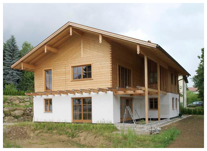 Moser Holzbau Blockhauses | Außenansicht