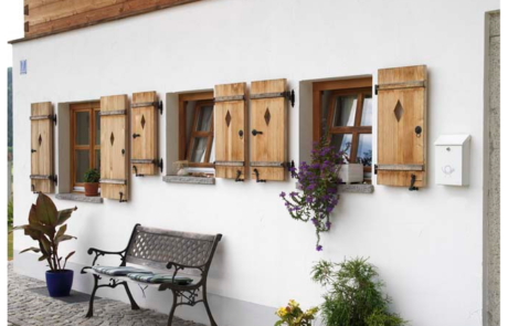 Moser Holzbau Holzfenster | Außenansicht