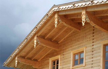 Doppelhaus aus Holz von Moser Holzbau
