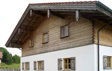 Reihenhaus aus Holz von Moser Holzbau
